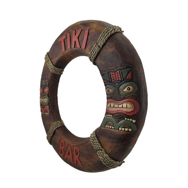 Shop Tiki Bar Life Preserver Wall Decor Multicolored Free