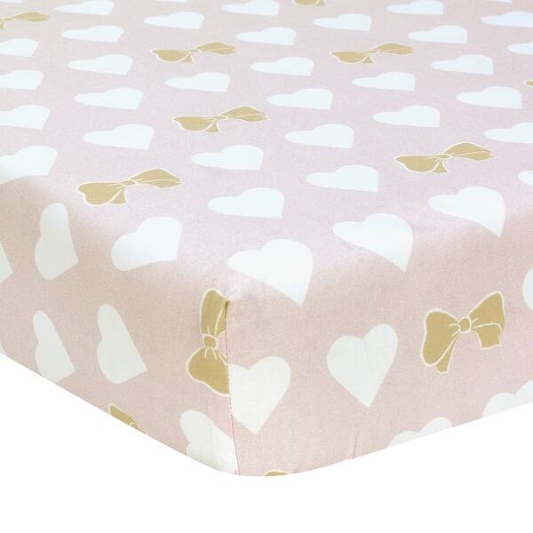 Shop Lambs Ivy Hello Kitty With Hearts Pink Gold White Nursery 3