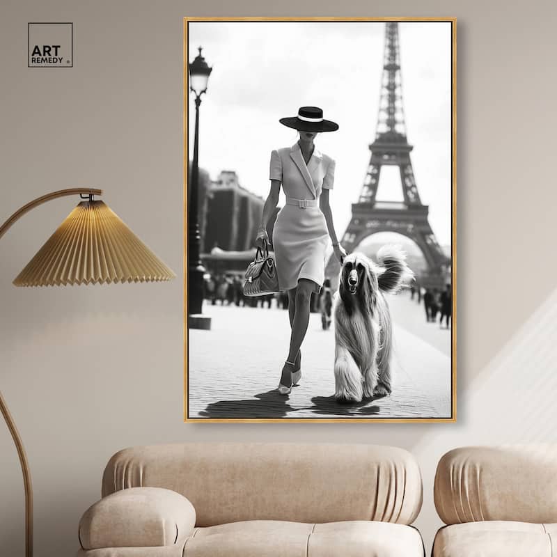 Fashionable Locks Noir Canvas by Art Remedy