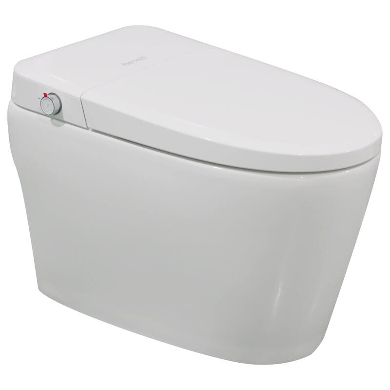 Benolti BN-6100S,1-Piece Tankless Smart Bidet Toilet, Auto Flush, Heated Seat