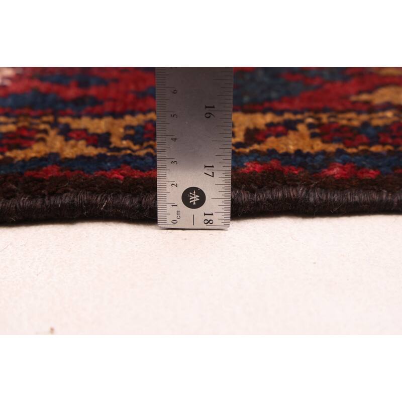 ECARPETGALLERY Hand-knotted Andelz Dark Navy Wool Rug - 4'1 x 10'2