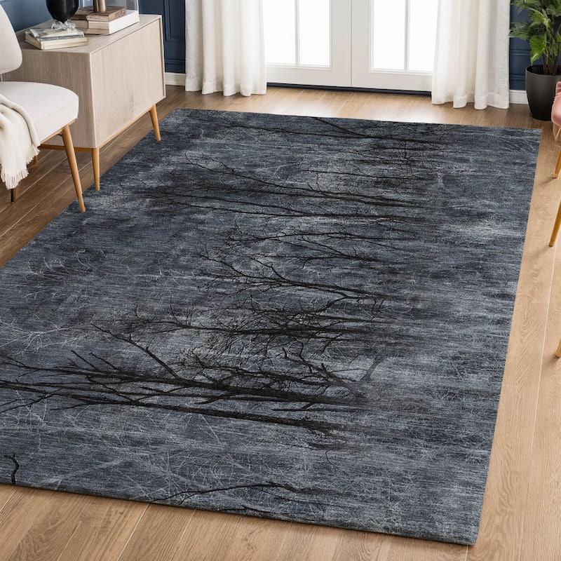 Premium Washable Super Soft Modern Forest Mayfield Rug