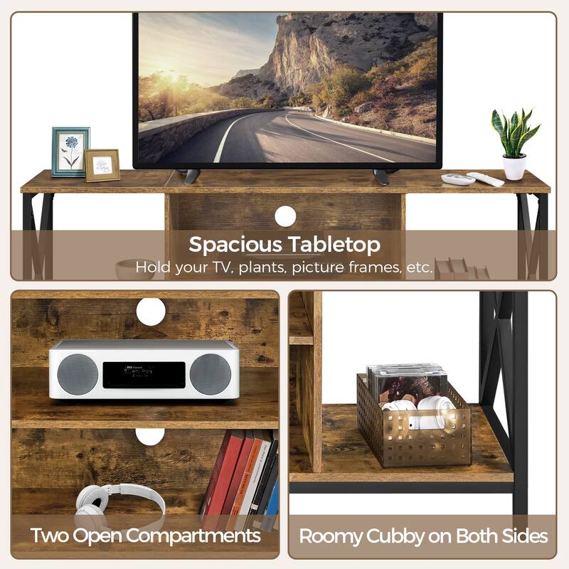 Yaheetech 55" W TV Stand TV Console Table for Living Room