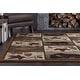 preview thumbnail 7 of 15, Natural Lodge Novelty Graphic Indoor Area Rug