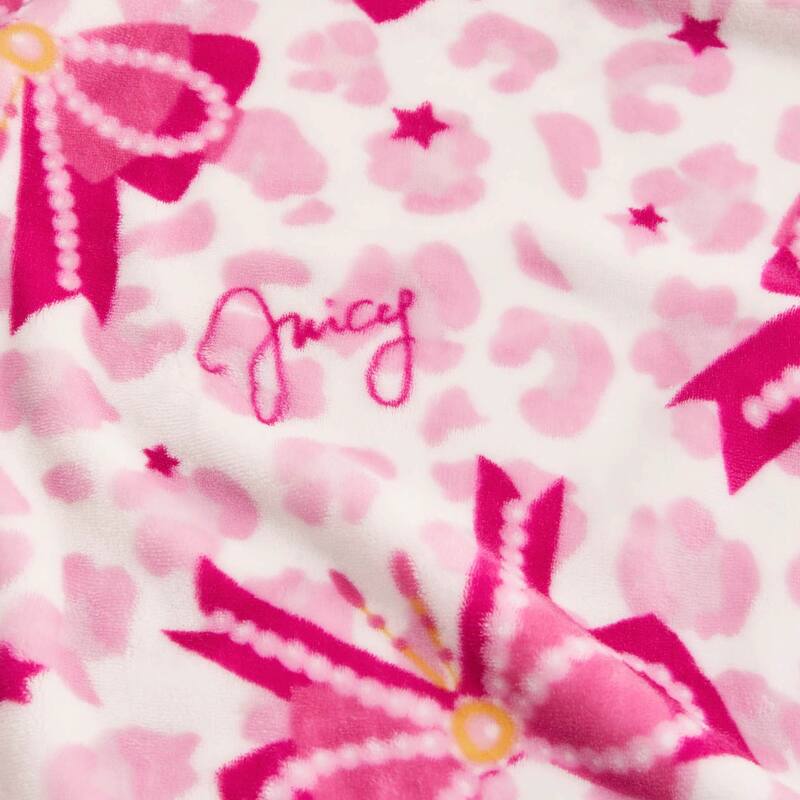Juicy Couture 50"x70" Plush Kids Throw Blankets