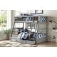 preview thumbnail 4 of 14, Twin/Full Bunk Bed with Storage Drawers & Slat System