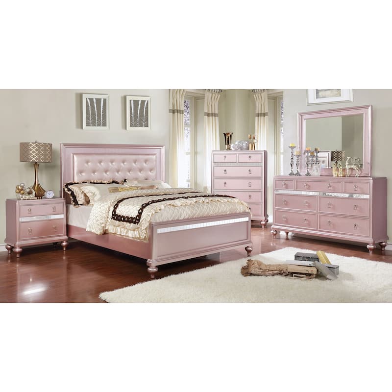 Dzhebel Contemporary 56-inch Wide 7-Drawer Solid Wood Dresser by Furniture of America