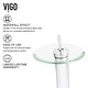 preview thumbnail 7 of 7, VIGO Waterfall 12" H Single Handle Single Hole Bathroom Vessel Faucet