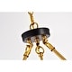 preview thumbnail 52 of 71, The Gray Barn Liam 48-inch Round Wagon Wheel 24-light Chandelier