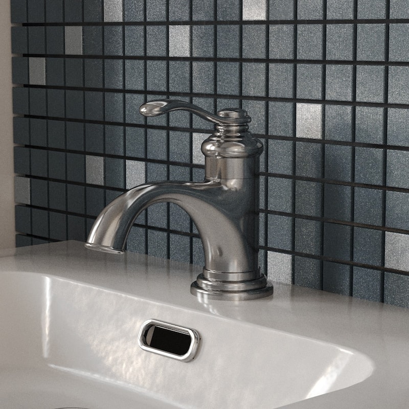 Brass Bathroom Faucets with Chrome Finish 6 in. Faucet and Supply Lines Renovators Supply