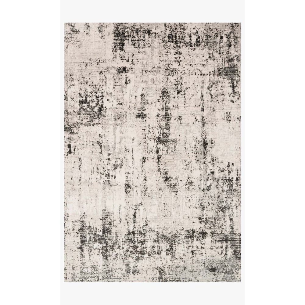 Alexander Home Keara Abstract Marble Distressed Contemporary Rug