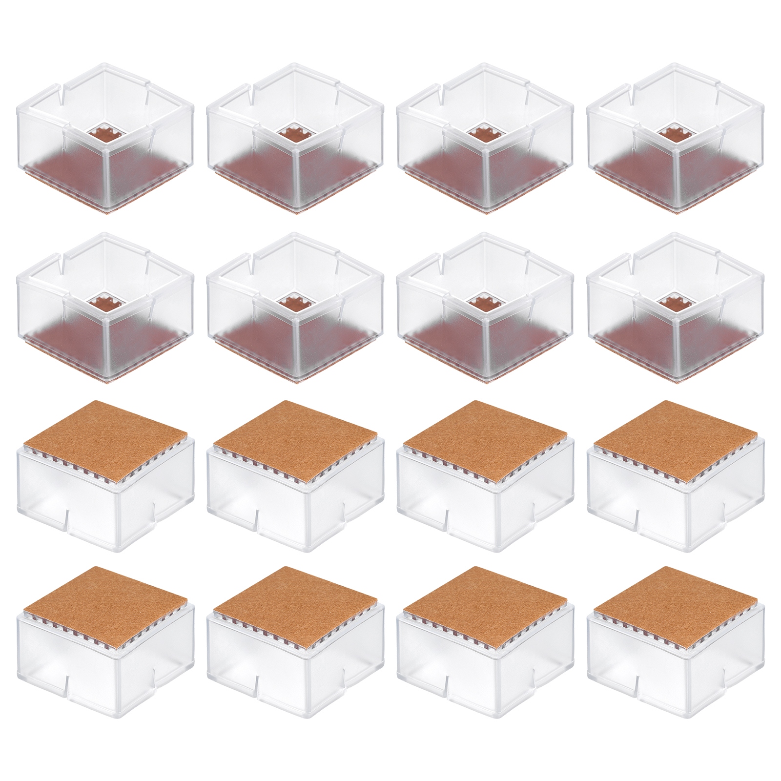 Square chair leg protectors for hardwood floors sales