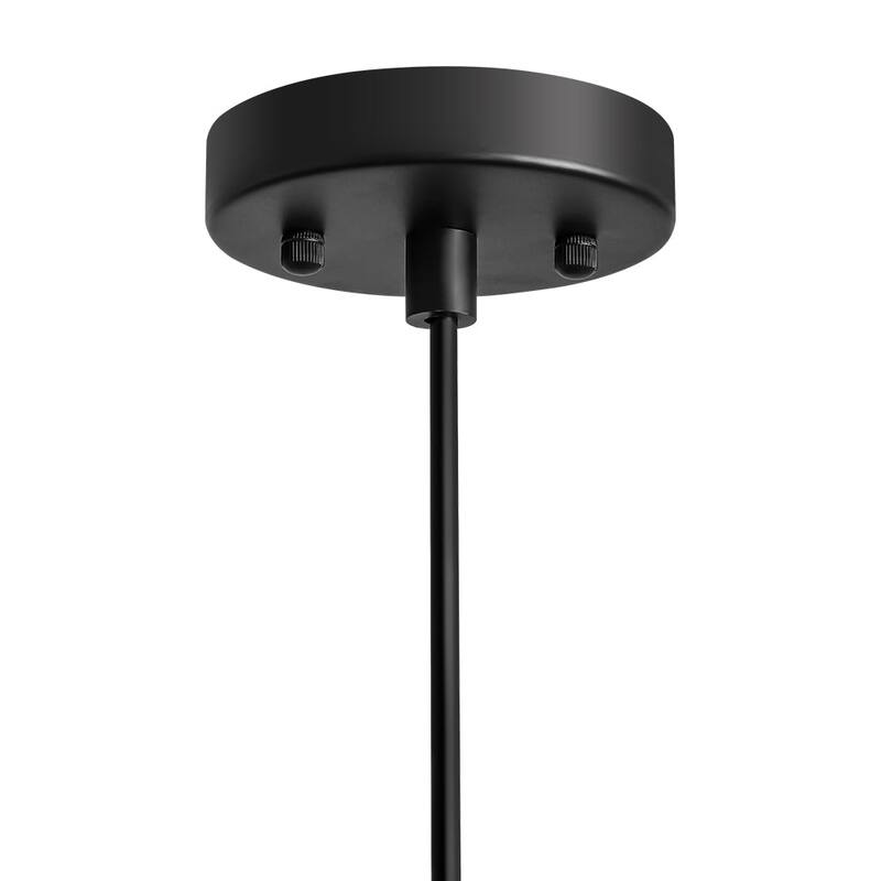 Black Gold 1-light Minimalist Metal Oversized Shallow Cone Pendant