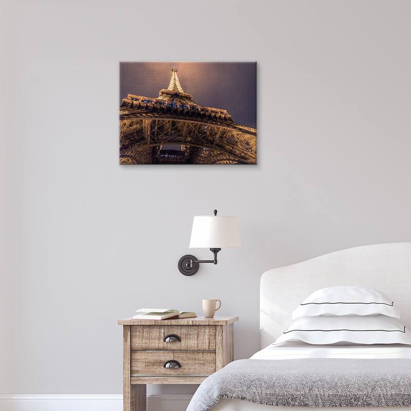 Twilight Eiffel Canvas Art Print