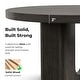 preview thumbnail 4 of 29, Furniture of America Piez Modern 5-Piece Solid Wood Round Dining Set