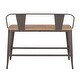 preview thumbnail 19 of 19, Carbon Loft Samira Industrial Counter Height Bench - N/A