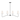 Trade Winds Lighting 4-Light Linear Pendant Light In Matte Black