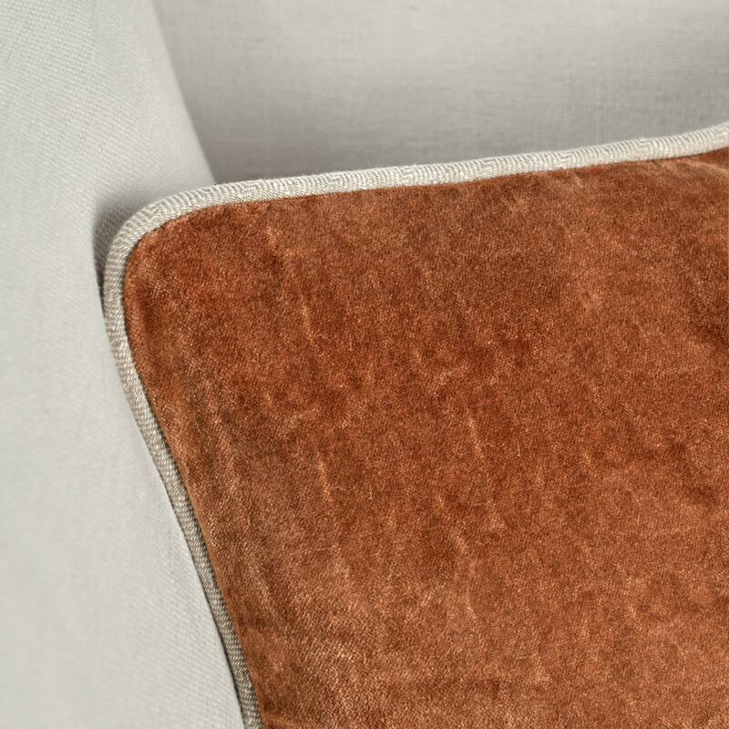 Villa by Classic Home Harriet Velvet Throw Pillow