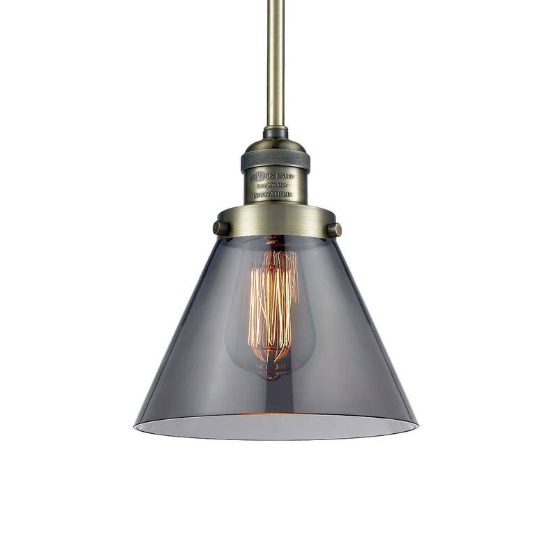 Innovations Lighting Large Cone Single Light 8" Wide Mini Pendant with