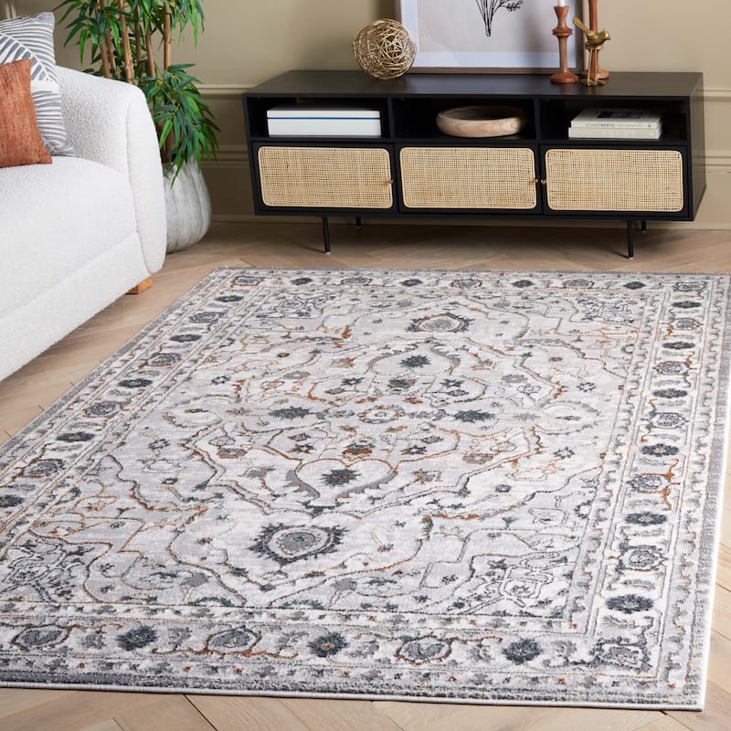 SAFAVIEH Alenia Corry Oriental Rug - 5'2" x 7' - Grey/Dark Grey