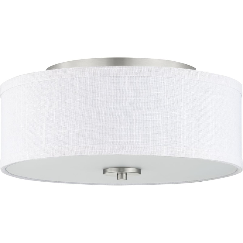 Inspire Collection 13" Two-Light Flush Mount - 13 in x 13 in x 5.5 in