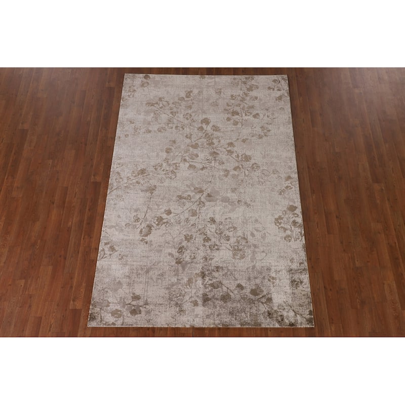 Floral Art & Craft Turkish Area Rug Machine Made Carpet - 5'0" x 7'6"