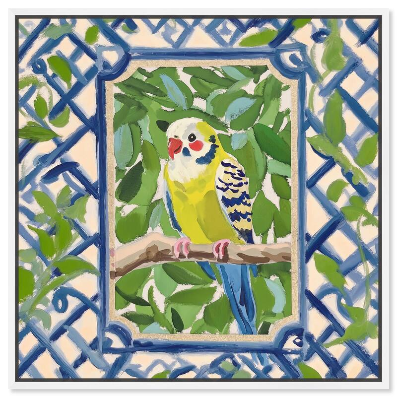 Garden Gate I Canvas by Art Remedy - White - 20" x 20"