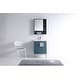 preview thumbnail 7 of 54, 24-inch Modern Bathroom Vanity Set w/ Vitreous China Sink Top