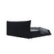 preview thumbnail 31 of 47, King Size Bed Frame w/ Special Shaped Headboard,Velvet Upholstered Platform Bed Floor Bed Low Profile Bed, Mattress Foundation