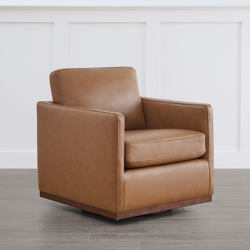 Spruce & Spring Shane Modern Swivel Accent Arm Chair