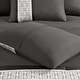 preview thumbnail 21 of 40, 510 Design Powell Navy/ White 8 Piece Embroidered Comforter Set