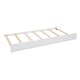 preview thumbnail 15 of 57, Modern Twin House Bed with Trundle and Built-in Shelves, White