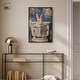 preview thumbnail 3 of 5, Rabbit in Garden Toilet Bathroom Wall Art Canvas Print by Art Remedy