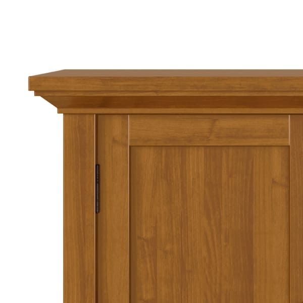 Shop Wyndenhall Mansfield Solid Wood 32 Inch Wide Rustic Low Storage Cabinet 32 W X 14 D X 31 H On Sale Overstock 13917185