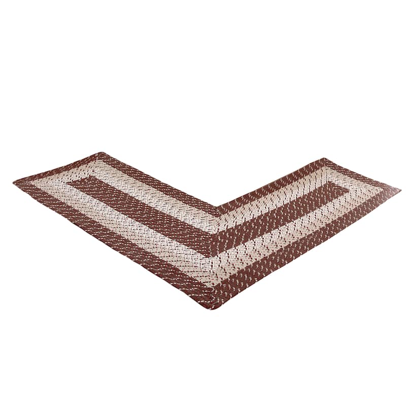 Better Trends Country Braid Reversible Area Rug