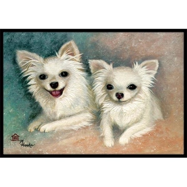 Carolines Treasures MH1064JMAT Chihuahua The Siblings Indoor & Outdoor Mat 24 x 36 in.