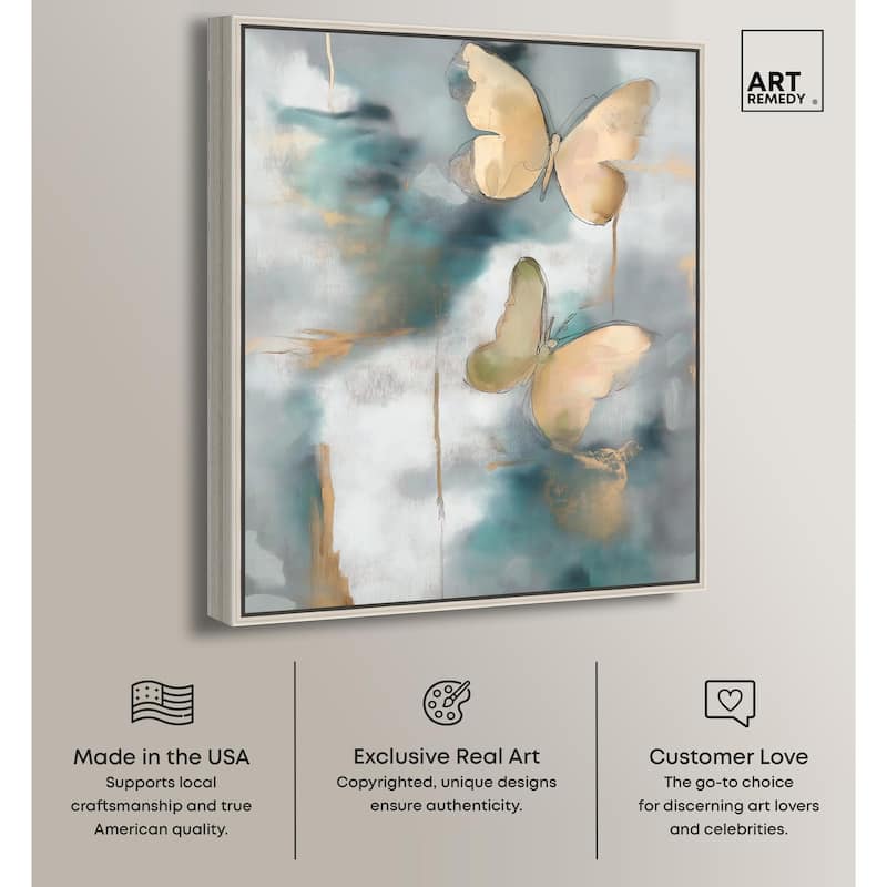 Butterflies Dream I Canvas by Art Remedy