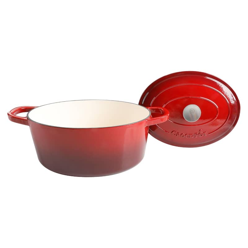 Crock Pot Artisan 7-Quart Oval Dutch Oven