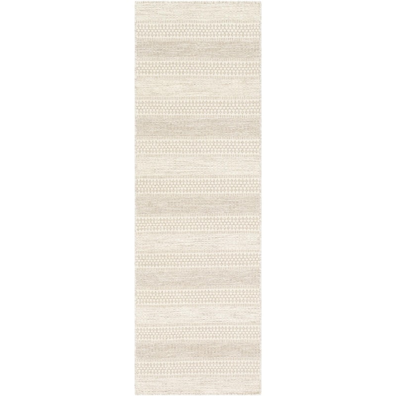 Livabliss Mardin Bohemian Tribal Area Rug - 2'6" x 8' - Cream