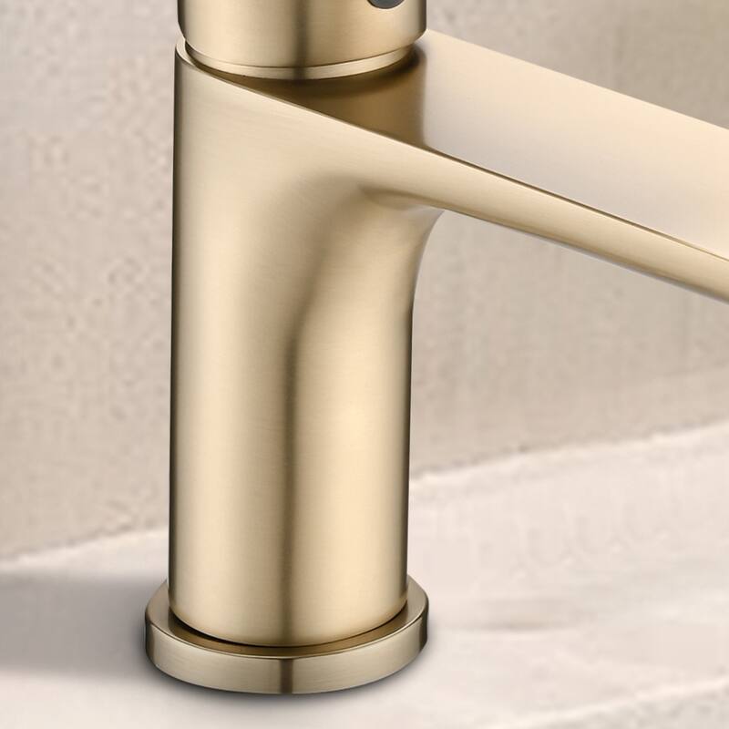 Topcraft Single Handle Stainless Steel Bathroom Sink Faucet