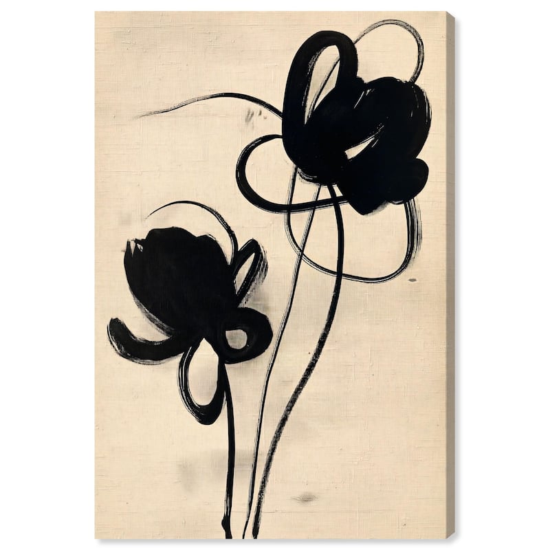 Florals in the Minimal I Canvas by Art Remedy, Gallery Wrapped - 10" x 15"