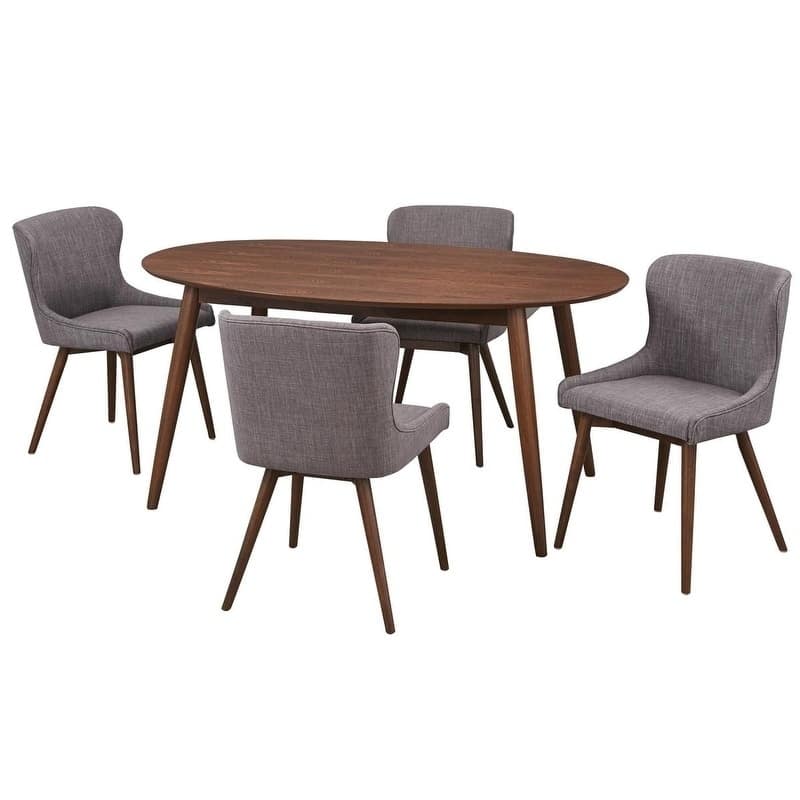 Simple Living Seguro 5-piece Dining Set - Grey