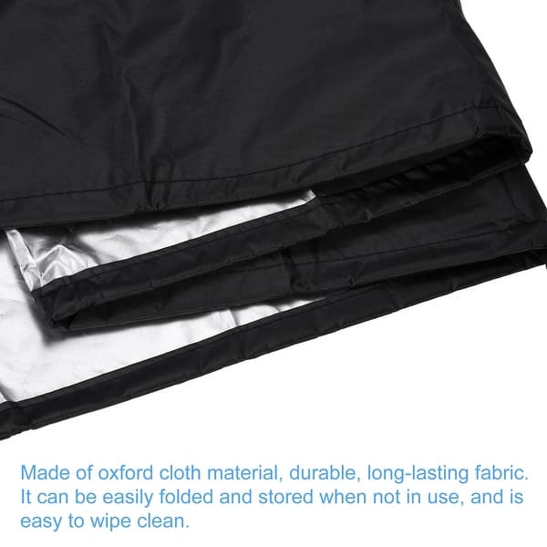 Universal Printer Dust Cover – 27.6x17.7x11.8 Inches, Oxford Fabric, Antistatic, Black, Uxcell