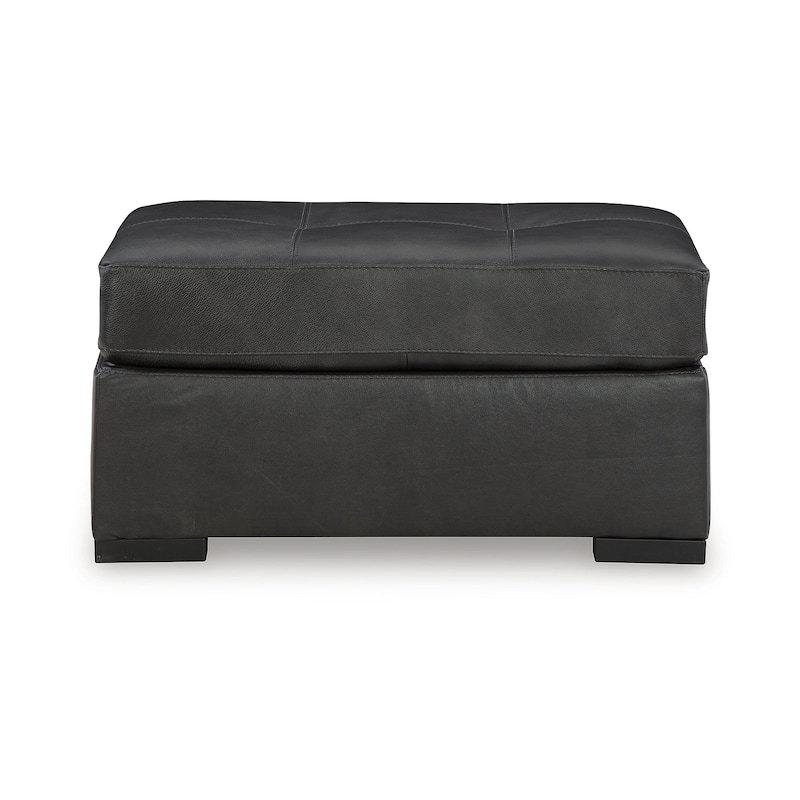 Signature Design by Ashley Brindley Pier Dark Gray Oversized Accent Ottoman