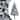 vidaXL Artificial Christmas Tree with Flocked Snow Green 5 ft PVC