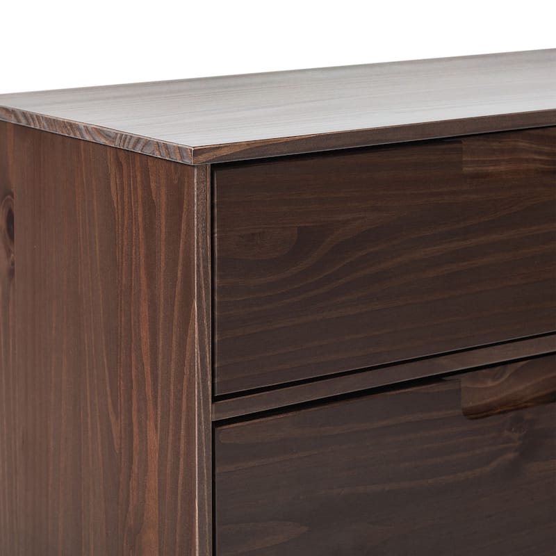 Middlebrook Gammelstaden Mid-Century Solid Wood 6-Drawer Dresser