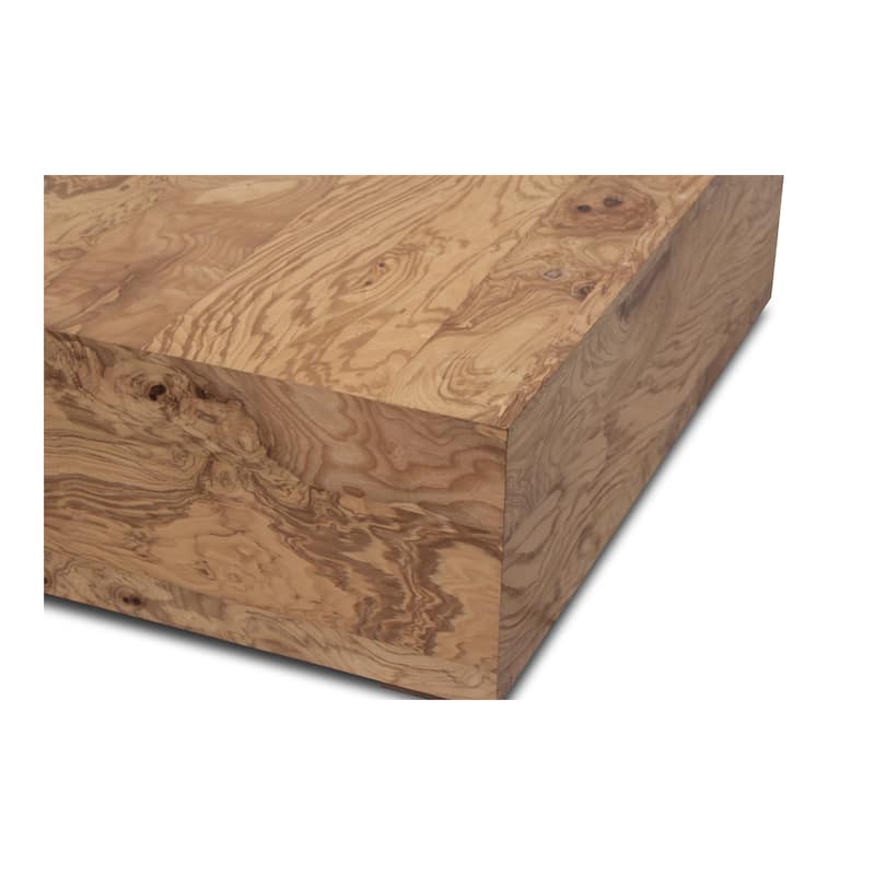 Aurelle Home Natalia Modern Solid Coffee Table