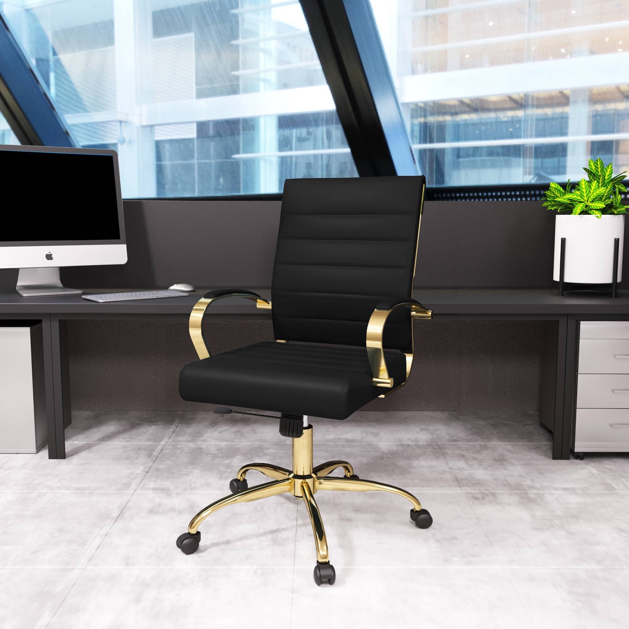 Cannonade Mid century Swivel Office Chair by Christopher Knight Home Bed Bath Beyond 31914200