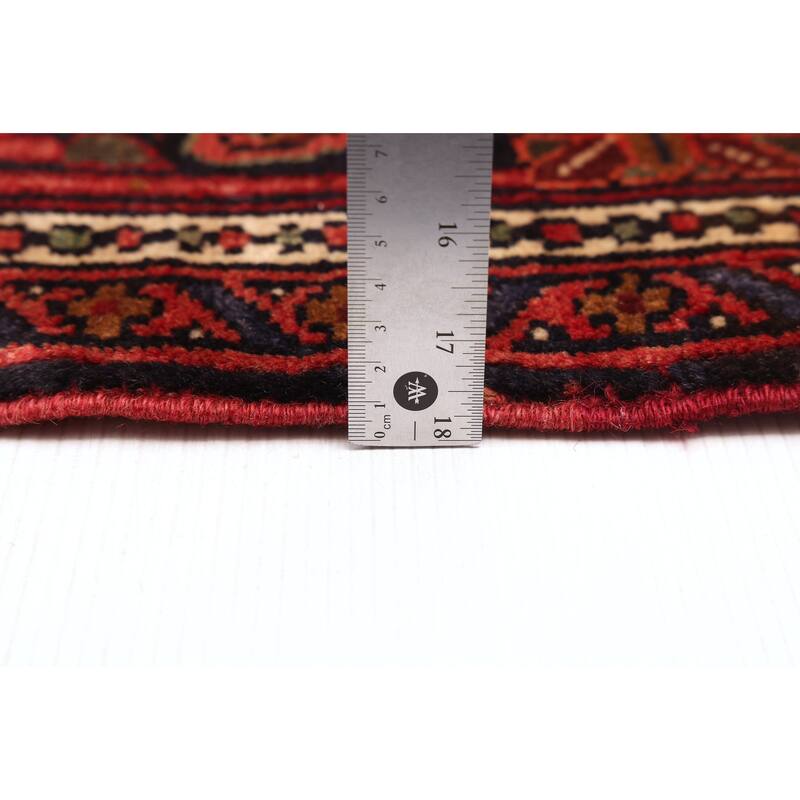 ECARPETGALLERY Hand-knotted Sarabi Dark Red Wool Rug - 6'8 x 9'6