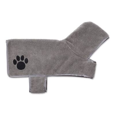 Embroidered Paw Pet Robe